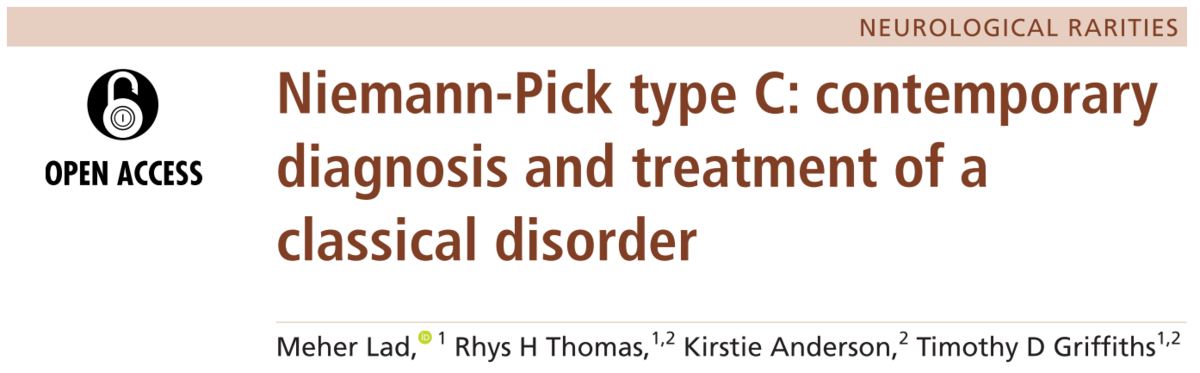 Niemann-Pick病C型における近年での診断と治療 |神経内科の論文学習